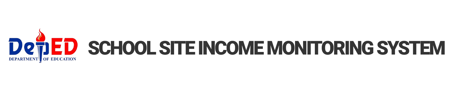 School Site Income Monitoring System logo
